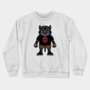 The Black Cats Use Skull T-Shirt Crewneck Sweatshirt